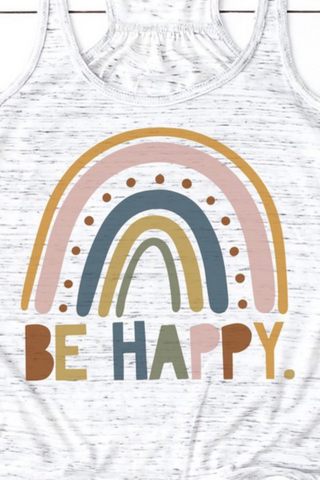 Be Happy Rainbow (Marble)