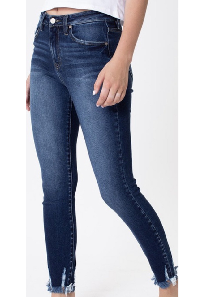 Frayed 2024 ankle jeggings