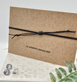 "It Matters Where You Finish" Football Charm Bracelet