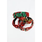 Christmas Theme Knotted Headbands: MIX COLOR / ONE