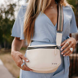 Sutton Crossbody Sling Bag (Cream)