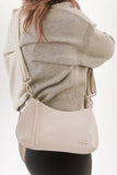 Brynlee Braided Vegan Leather Bag • Cream