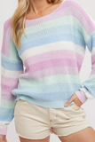 Color Block Pullover (Mint Combo)