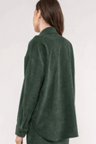 Corduroy Button Up (Hunter Green)