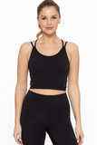 Double Strap Active Top (Black)