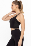 Double Strap Active Top (Black)