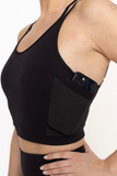 Double Strap Active Top (Black)