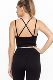 Double Strap Active Top (Black)