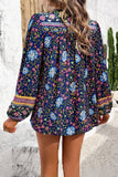 Floral Print Boho Top