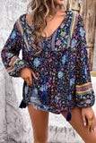 Floral Print Boho Top
