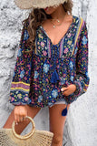Floral Print Boho Top