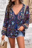 Floral Print Boho Top