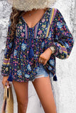 Floral Print Boho Top