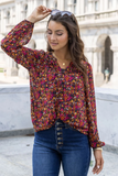 Grace & Lace Autumn Eve Chiffon Top