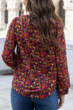 Grace & Lace Autumn Eve Chiffon Top