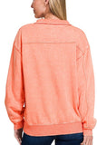 Half Zip Pullover (Coral)
