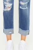 KanCan High Rise Cuff Jeans