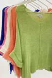 Loose Fit Half Sleeve Top (Burnt Orange)