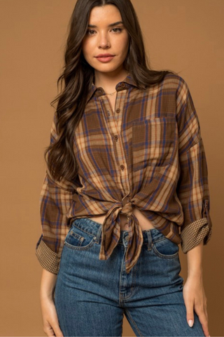 Plaid Button Down