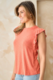 Ruffle Sleeve Top