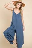 Slouchy Fit Jumpsuit (Denim Blue)