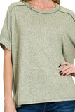 Soft Hi Low Top (Light Olive)