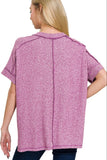 Soft Hi Low Top (Plum)