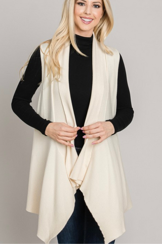 Super Soft Sweater Vest (Cream)