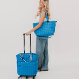 Day Dreamer Quilted Tote Bag: Hot Pink