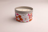 Summer Mimosa| Tin Candles |  Summer Soy Candle | Soy Wax: 12 oz Jar