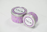 Calm Soy Candle | Lavender Scented | Candle Tin | Wax Melt: 12 oz Jar