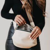 Sutton Crossbody Sling Bag (Cream)