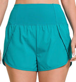 Active Pocket Shorts (Teal)