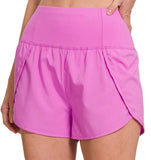 Active Pocket Shorts (Bright Mauve)