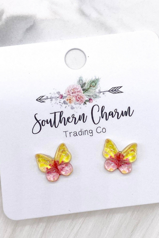 12mm Butterflies (Yellow)