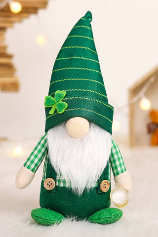 Patrick's Decoration Clover Dwarf Doll MOQ 5pcsGGS-ACC1233