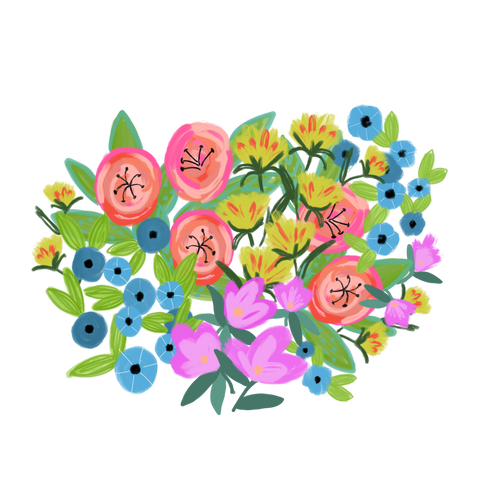 Spring Bouquet Notecards
