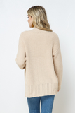 Chunky Knit Cardigan (Natural)