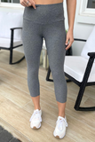 Grace & Lace Cropped Pocket Leggings (Grey)