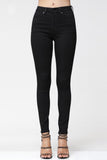 kancan high rise black skinny jean