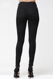 kancan high rise black skinny jean