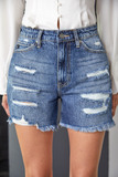 High Rise Girlfriend Shorts