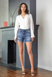 High Rise Girlfriend Shorts