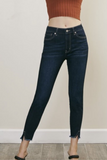 KanCan High Rise Ankle Skinny (Dark)