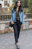 Leather-Like Joggers (Black)