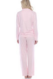 Long Sleeve Pajama Set (Pink)