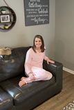 Long Sleeve Pajama Set (Pink)