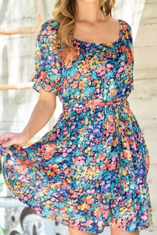 Lulexed Chiffon Printed Dress