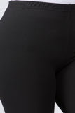 plus size soft leggings black