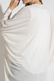 Plus Size, Long Sleeve Cardigan (Oatmeal)